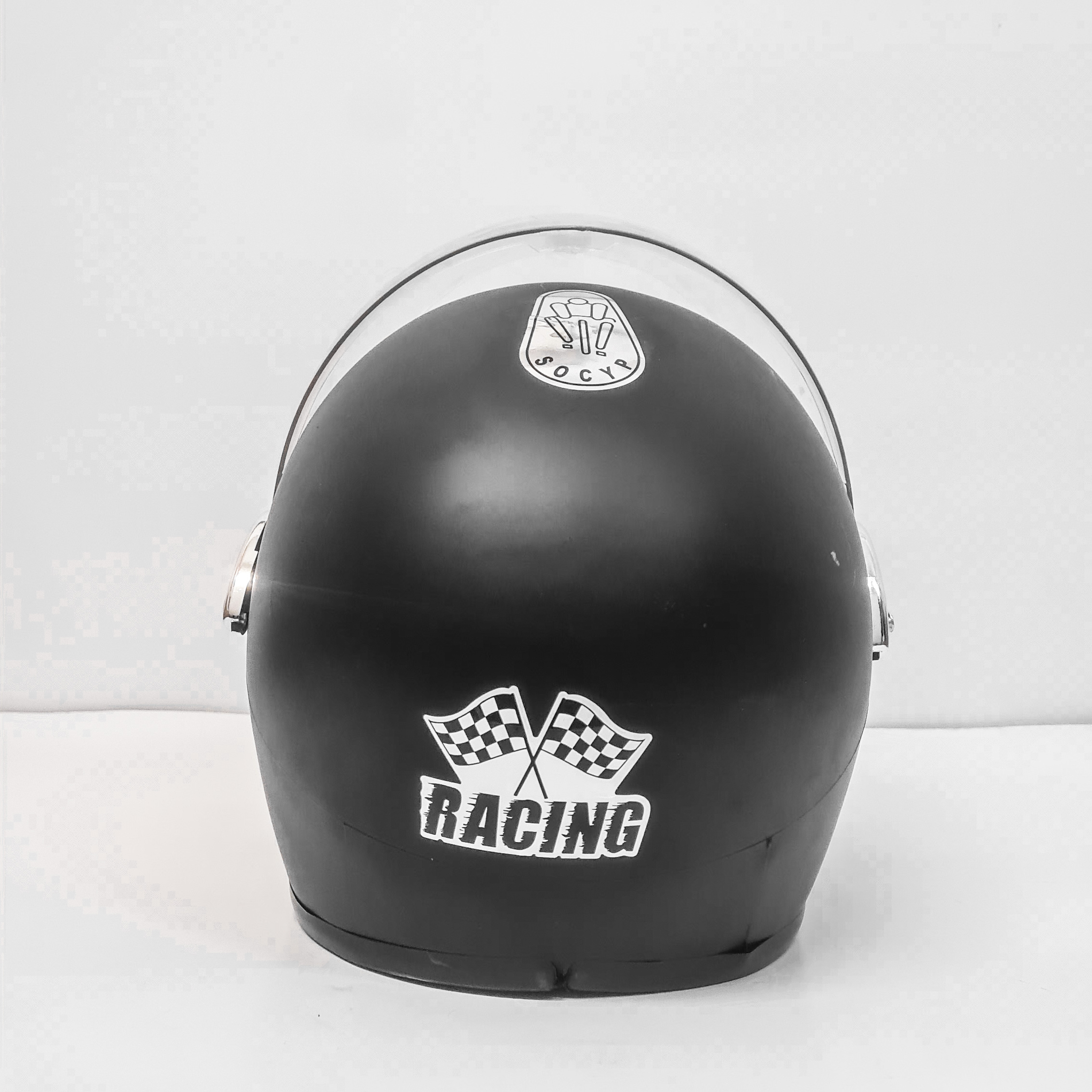 Casque Moto Racing - Noir