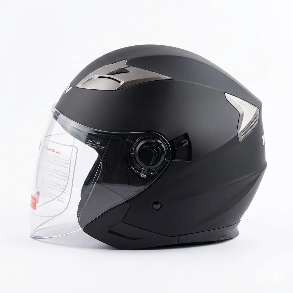 Casque TNN Demi - NOIR MAT