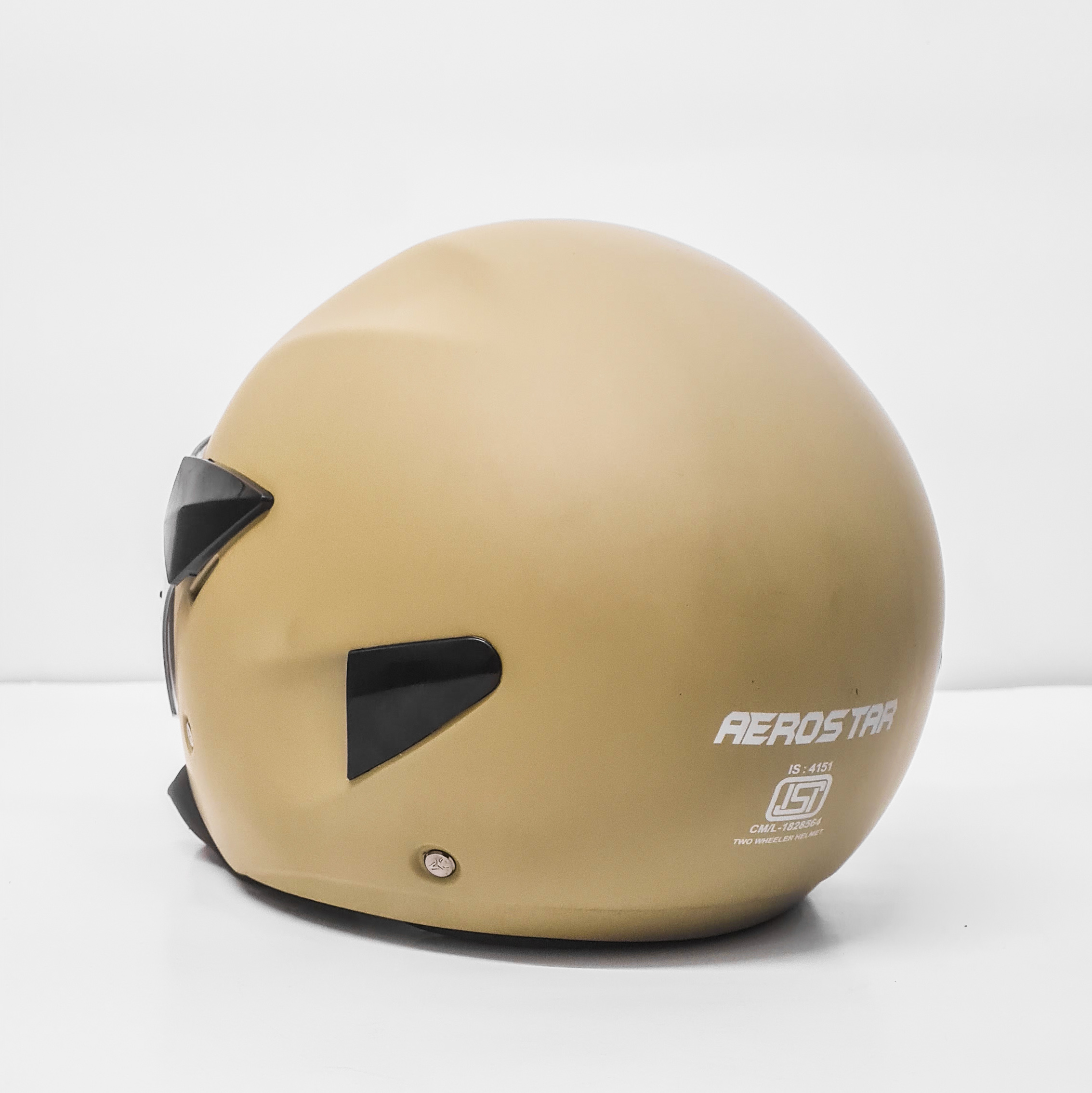 Casque Demi Flo Plein - Caramel