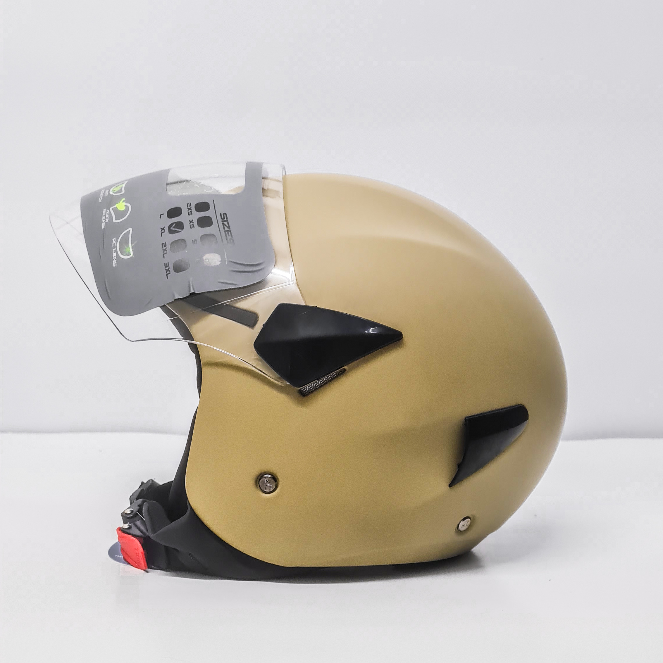 Casque Demi Flo Plein - Caramel