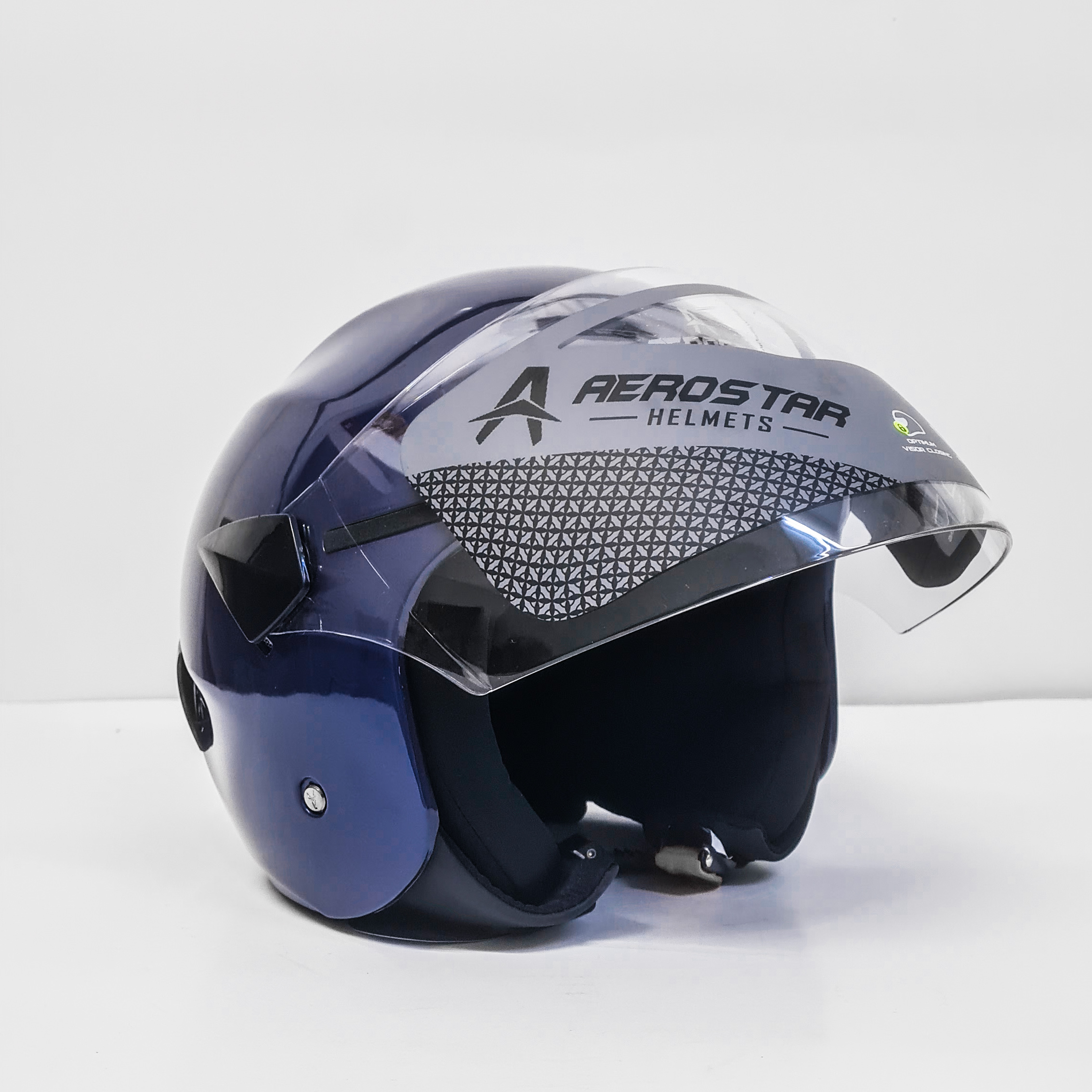 Casque Demi Flo Plein - Bleu