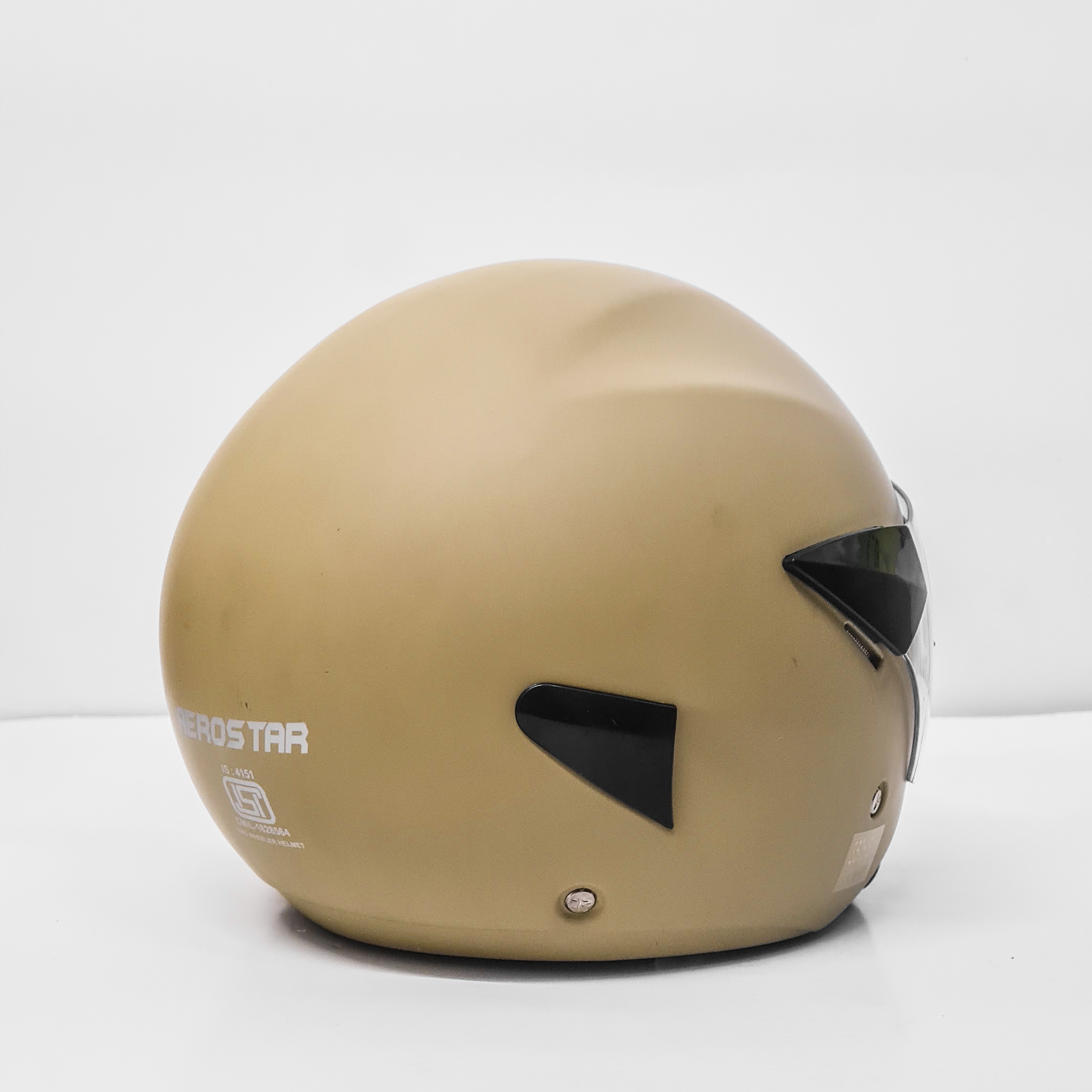 Casque Demi Flo Plein - Caramel
