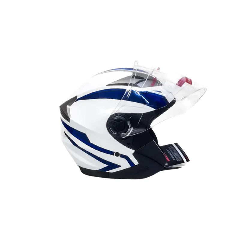 Casque TNN Demi - Blanc/Bleu