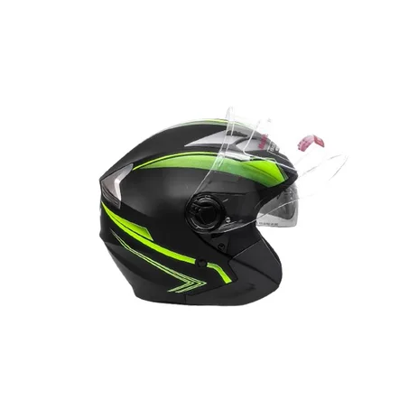 Casque TNN Demi - VERT PISTACHE/NOIR