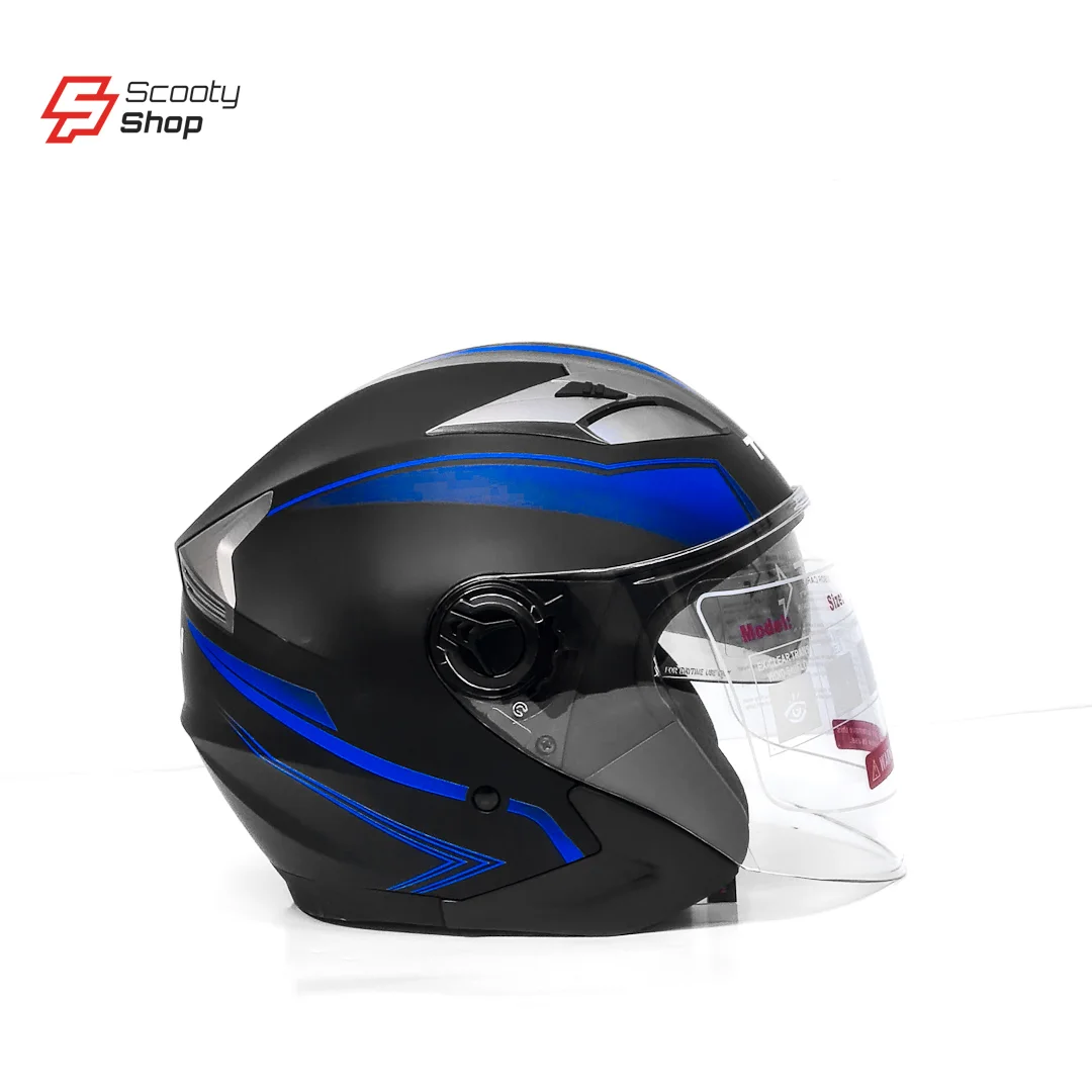 Casque TNN Demi - Noir/Bleu