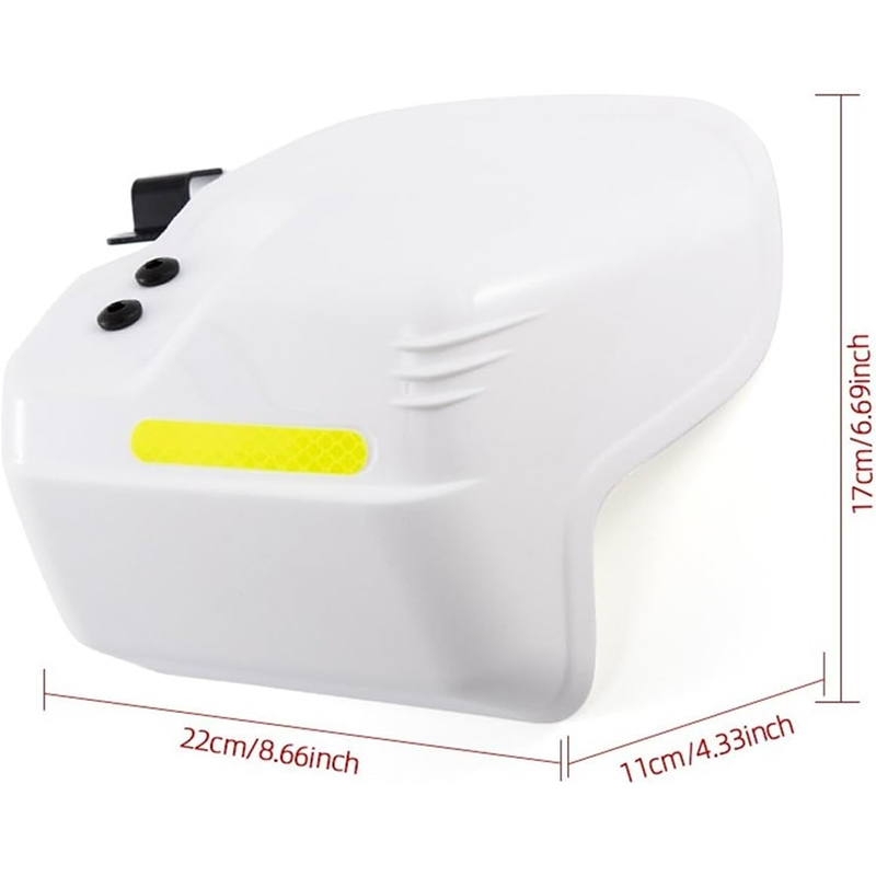 Garde a Main pour moto standard - Blanc