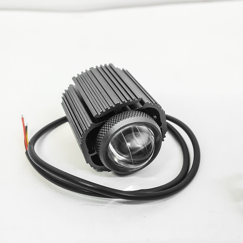Lampe moto LED avec loupe