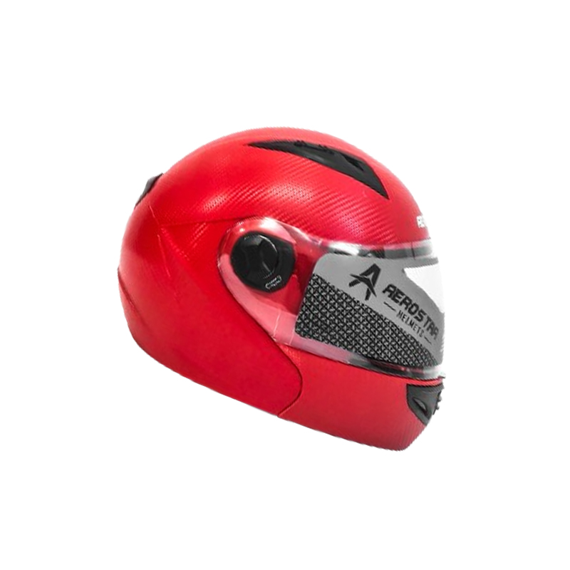 Casque AeroStar Carbon+ Intégrale Réglabe - Rouge