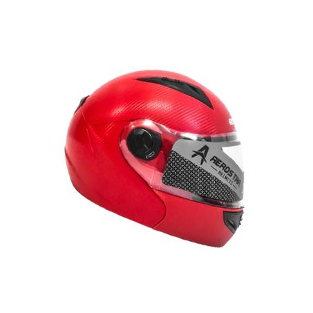Casque AeroStar Carbon+ Intégrale Réglabe - Rouge