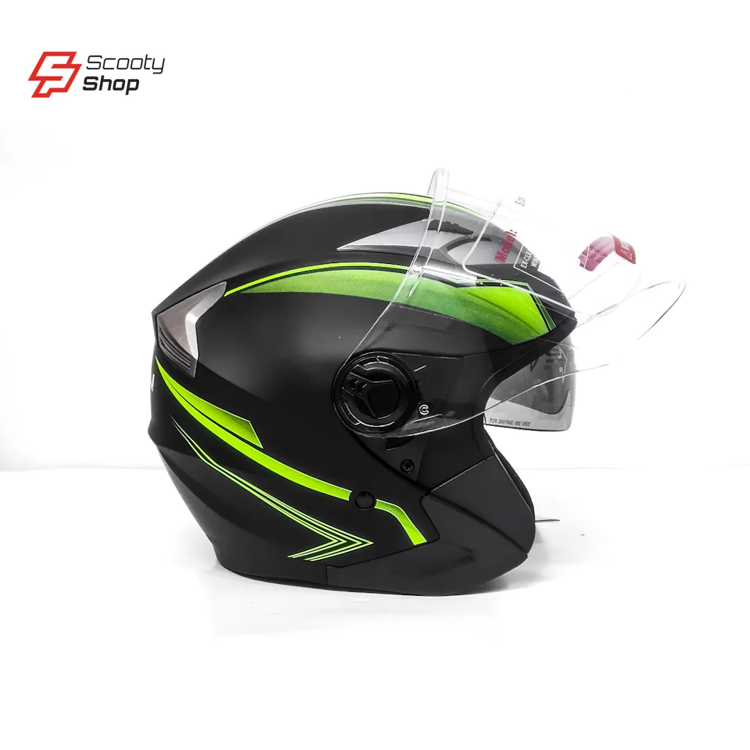 Casque TNN Demi - VERT PISTACHE/NOIR