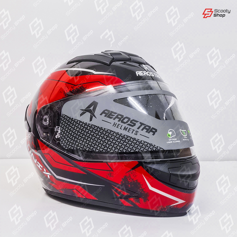 Casque AeroStar Intégrale Unix - Rouge