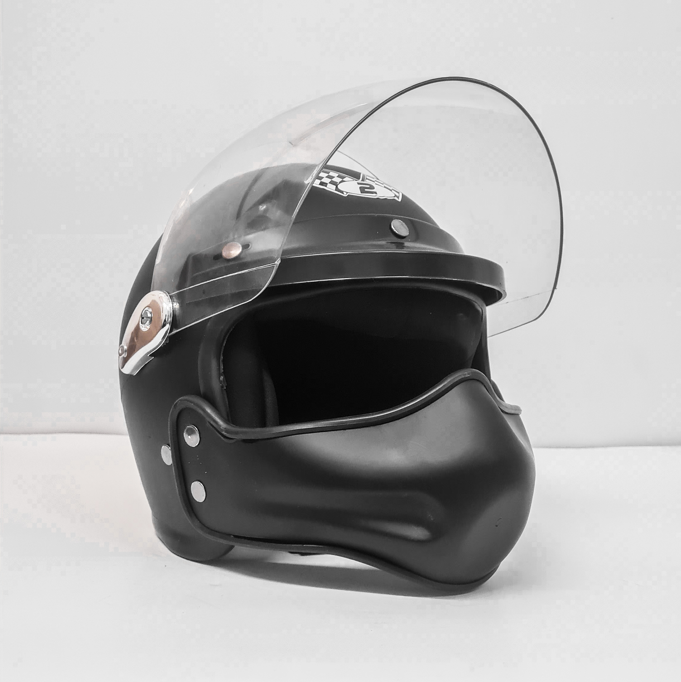 Casque Moto Racing - Noir
