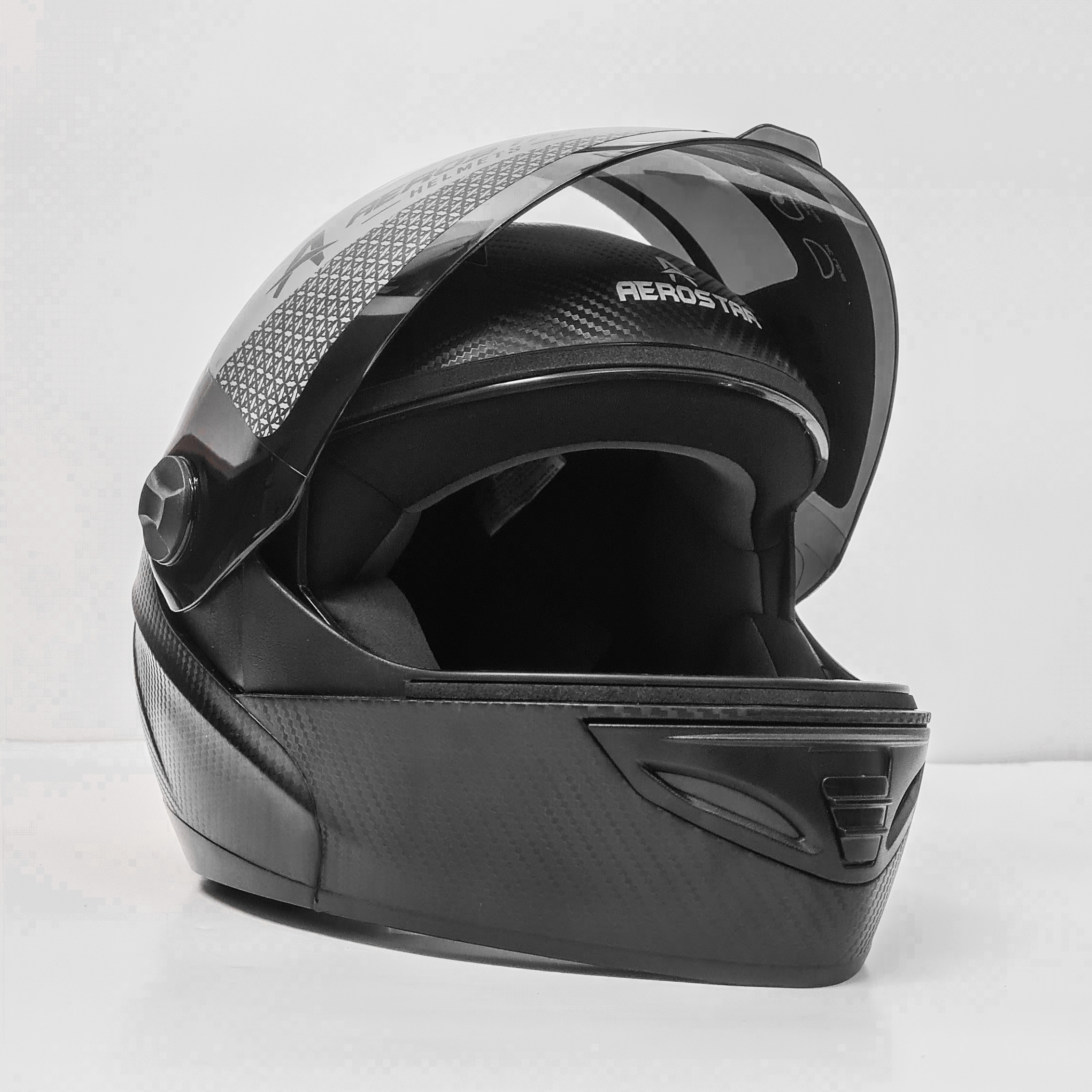 Casque AeroStar Carbon+ Intégrale Réglabe - Noir