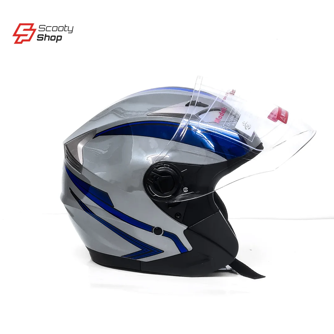 Casque TNN Demi - Gris/Bleu
