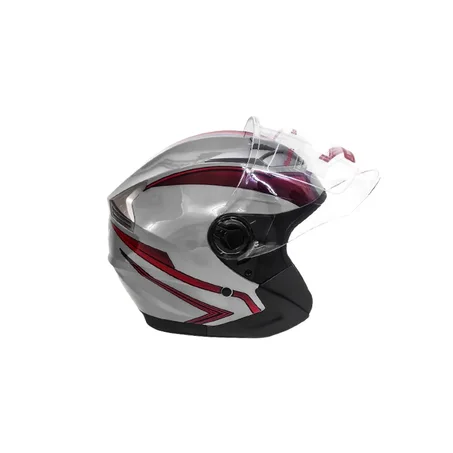 Casque TNN Demi - Gris/Rouge