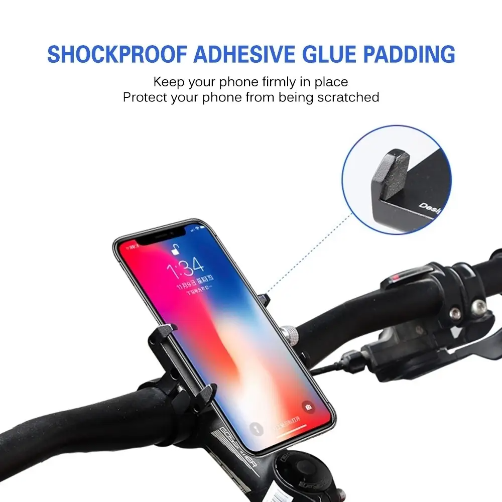 Support Telephone Aluminium Pour Moto/Velo