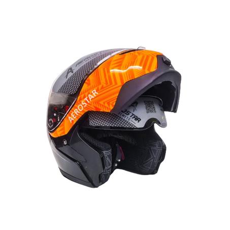 Casque Aerostar Integrale Réglable - Orange