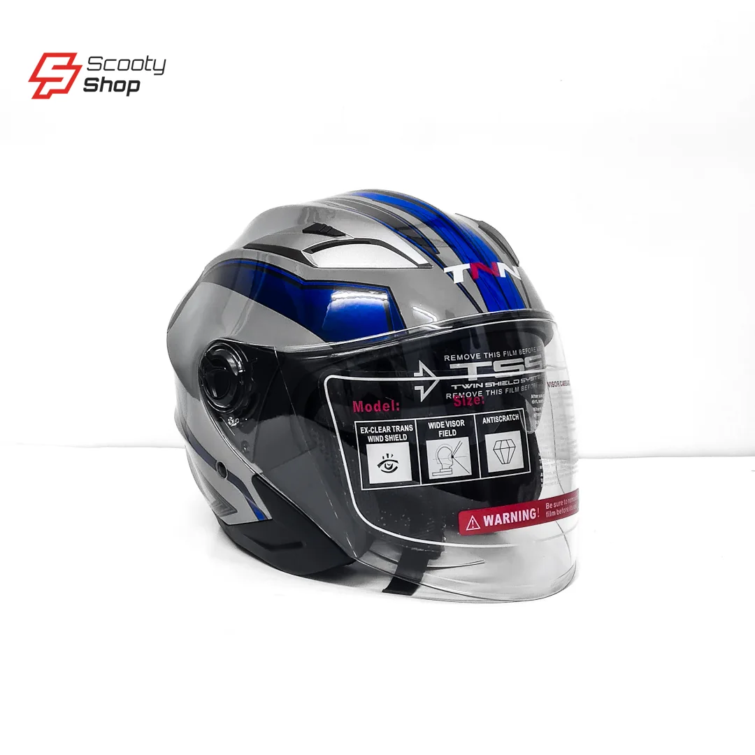 Casque TNN Demi - Gris/Bleu