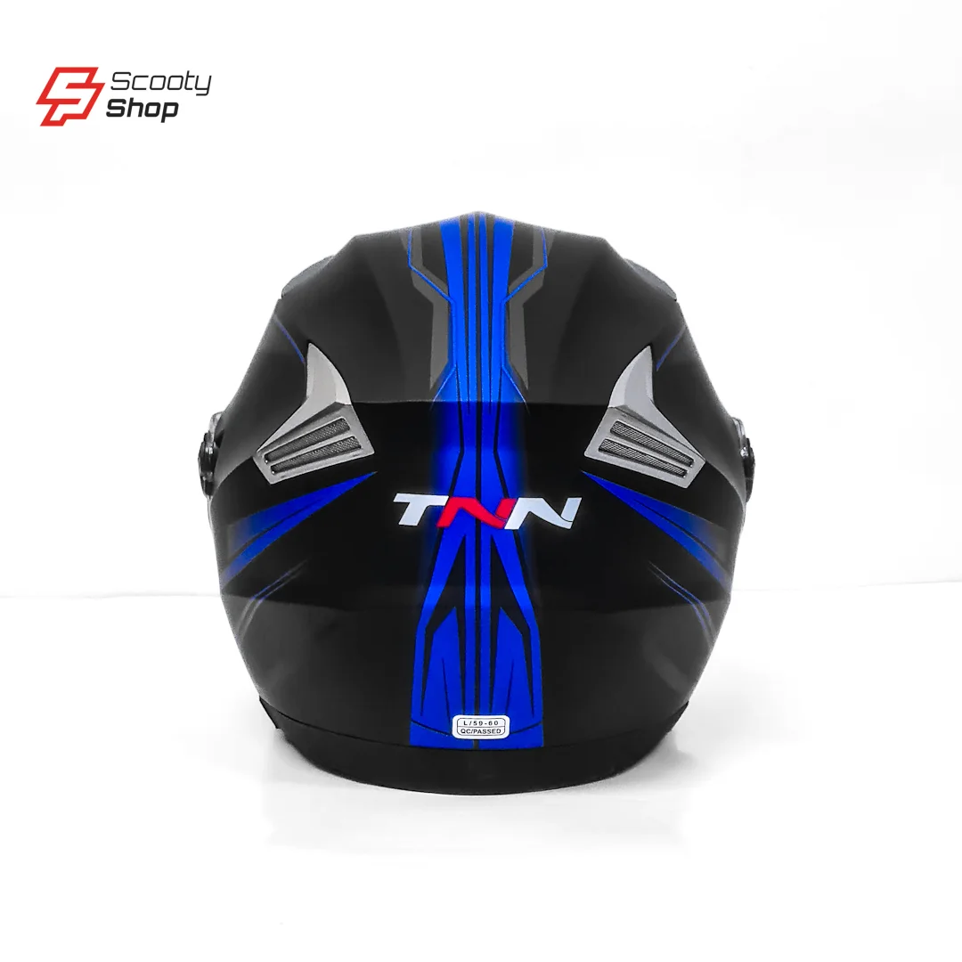 Casque TNN Demi - Noir/Bleu