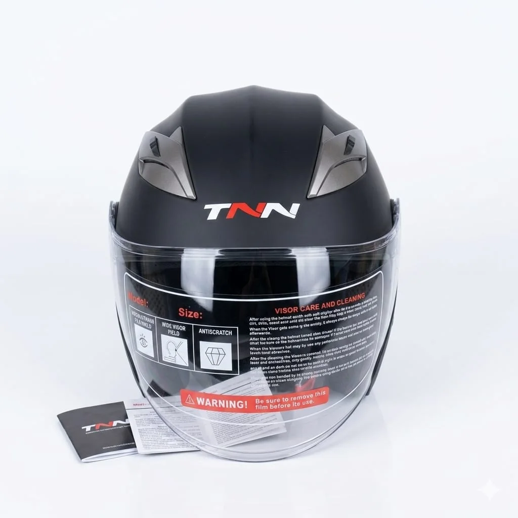 Casque TNN Demi - NOIR MAT