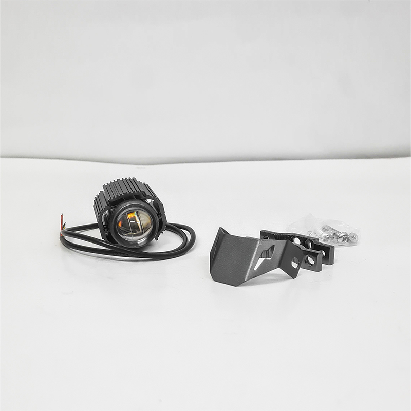 Lampe moto LED avec loupe
