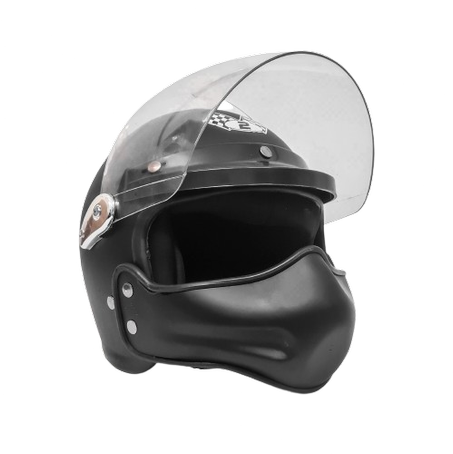 Casque Moto Racing - Noir