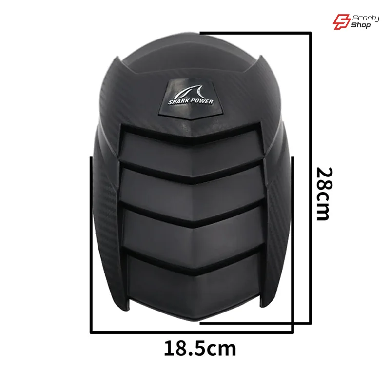 Garde-boue de roue arrière universelle - Noir