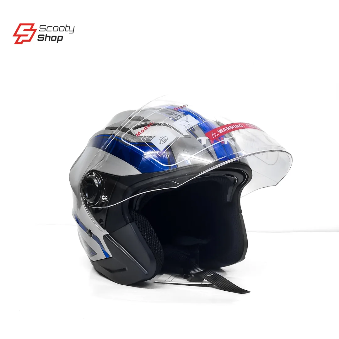 Casque TNN Demi - Gris/Bleu