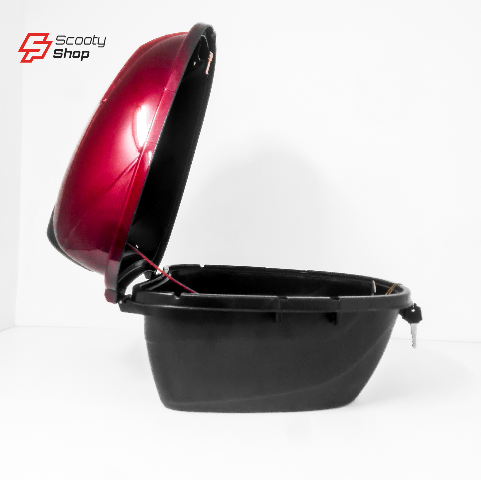 Valise Moto Standard XL - Rouge Bordeaux