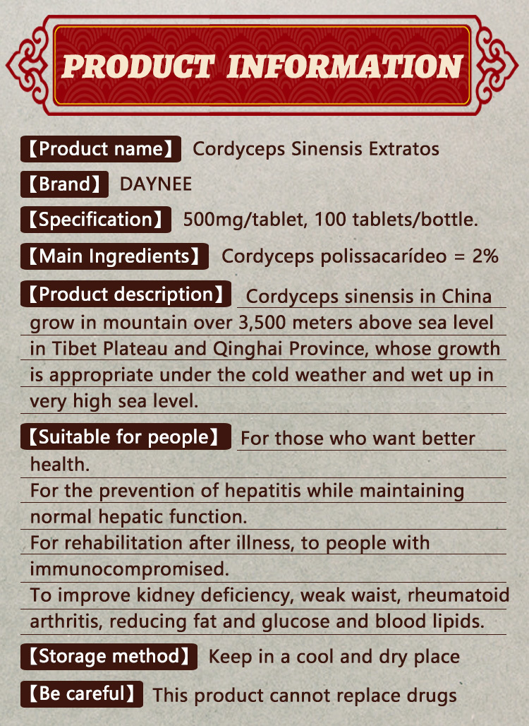 Capsule cordyceps