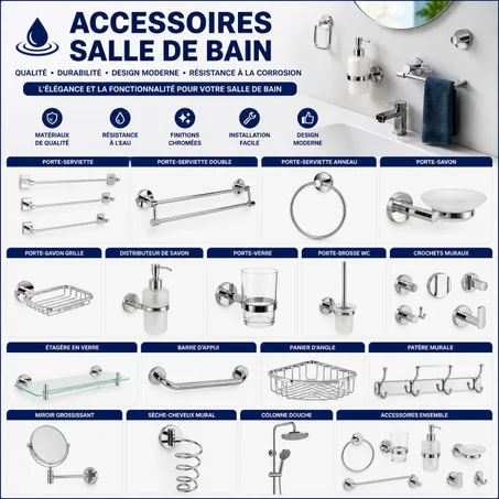 Accessoires salle de bain