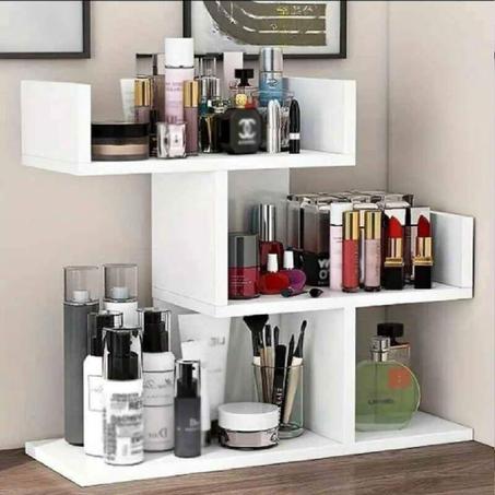 منظم المكياج والعطور من خشب MDF