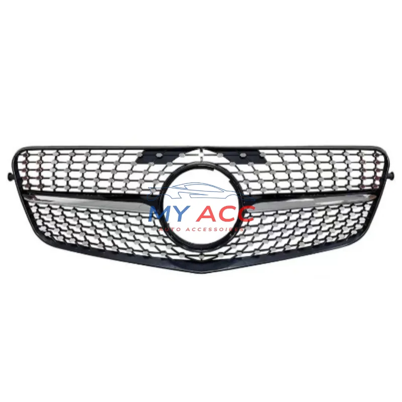 Calandre Mercedes Classe E W212 (2009-2013) - Style Diamant Noir