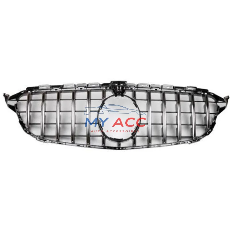Calandre Mercedes Classe C W204 (2015-2018) - Style GT Argent