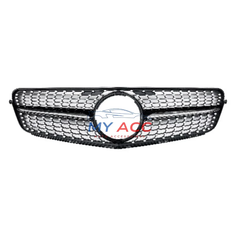 Calandre Mercedes Classe C W204 - Style Diamant Noir