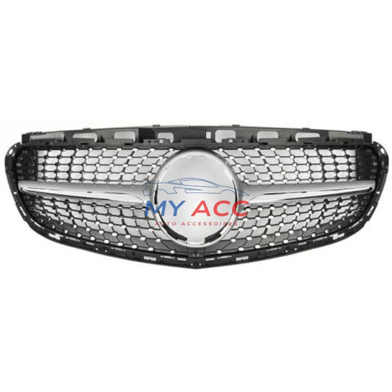 Calandre Mercedes Classe E W212 (2014-2016) - Style GT Argent