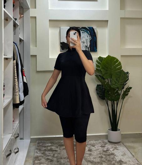 bourkini short 3 pièces