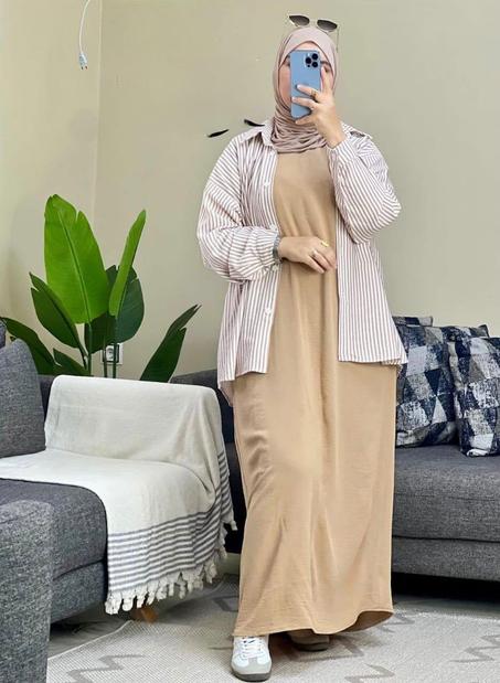 Kaswa avec chemise rayée