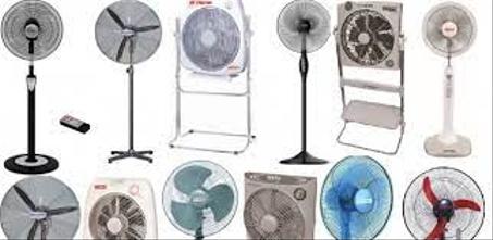 تشكيلة من مختلف المراوح الصيفية