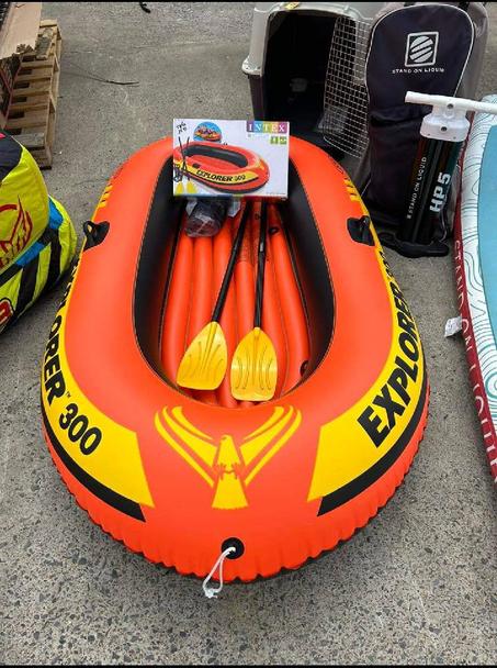 Intex Explorer  300 قارب قابل للنفخ لرحلات بحرية واسترخاء