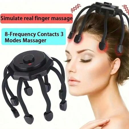 جهاز تدليك فروة الرأس الكهربائي اللاسلكي