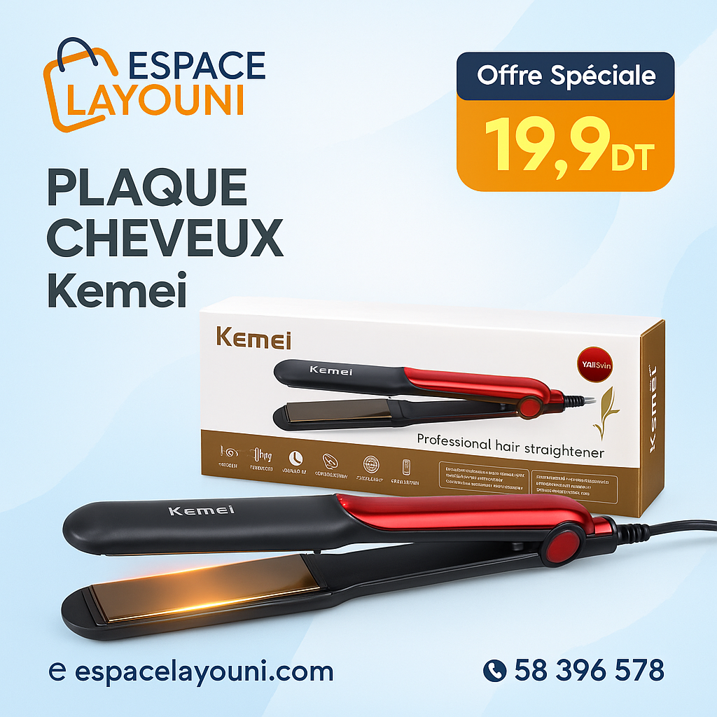 Plaque Kemei Rouge