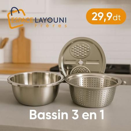 Bassin – 3 en 1 multifonction