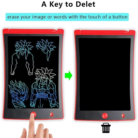 Tablette de dessin et d’écriture créative 12″ – Bloc notes numérique LCD
