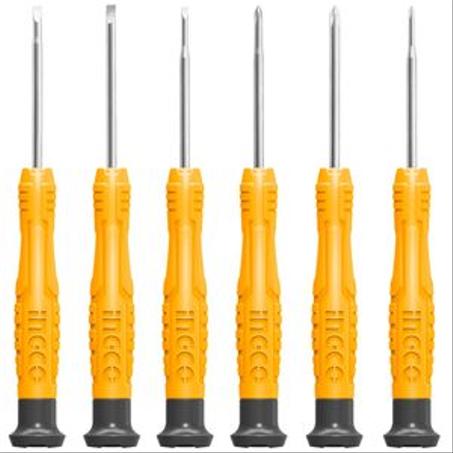 Ingco Jeu de tournevis de précision 6Pcs