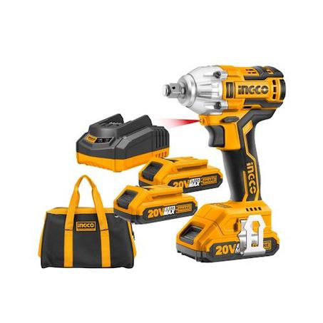 Ingco Visseuse à choc 20V sans charbon