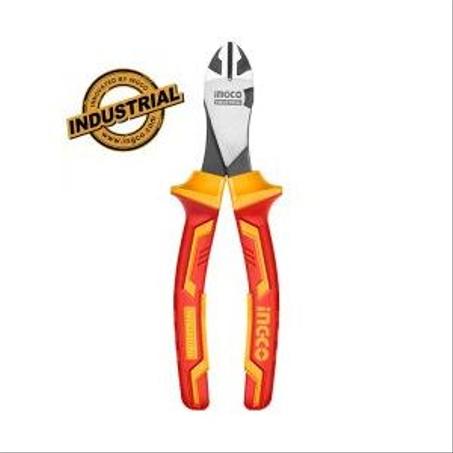 Ingco Pince coupante diagonale robuste et isolée 7"/180m