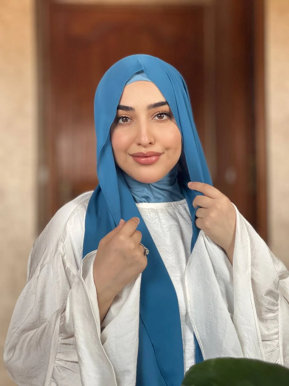 حجاب بالبوني (أزرق فاتح)