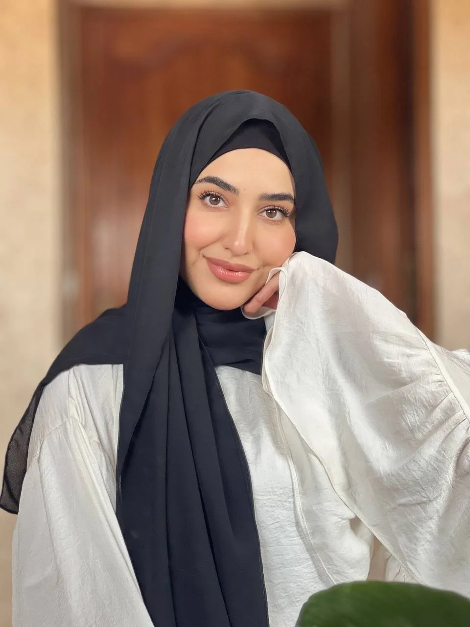 حجاب بالبوني (أسود)