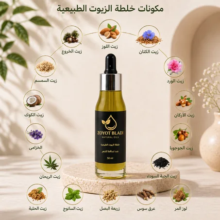 خلطة الزيوت الطبيعية